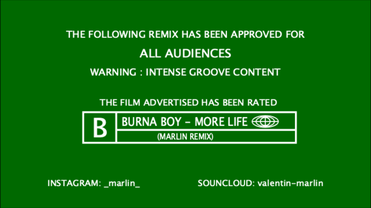 Burna Boy More Life Marlin Remix By Marlin Free Download On Toneden