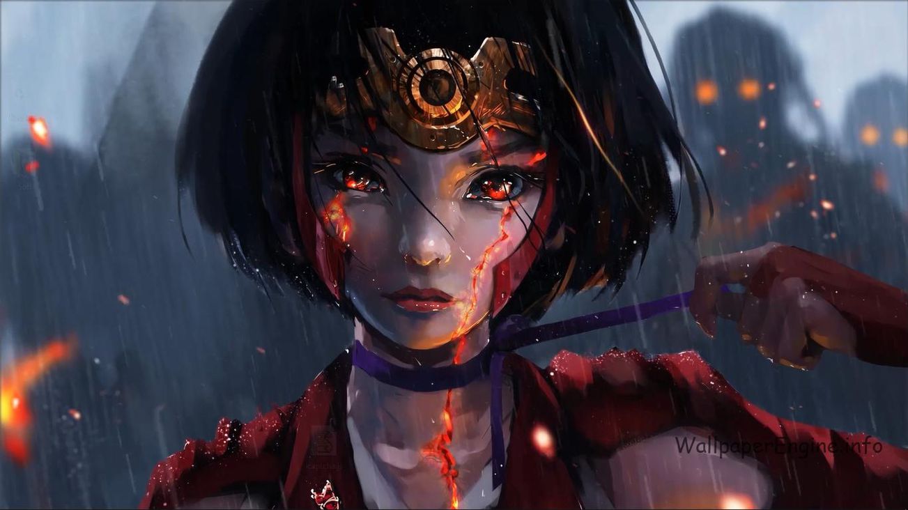 WLOP mumei video wallpaper by Anime Diary - Free download on ToneDen