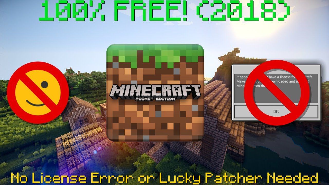 minecraft pocket edition with license