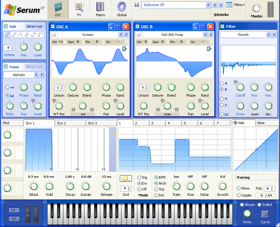 Download Serum Xp Skin By Teko By Daniel Itach Free Download On Toneden