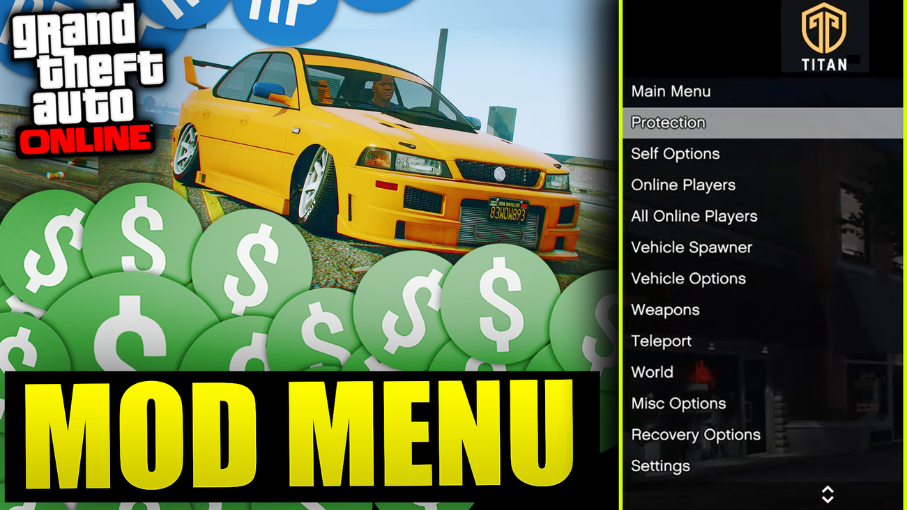 GTA 5 Online PC Free Mod Menu by L321 - Free download on ToneDen