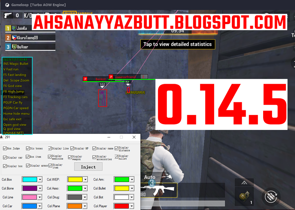 Pubg Mobile Pc Emulator Hack Cheat Engine By Ahsanayyaz99 Free Download On Toneden