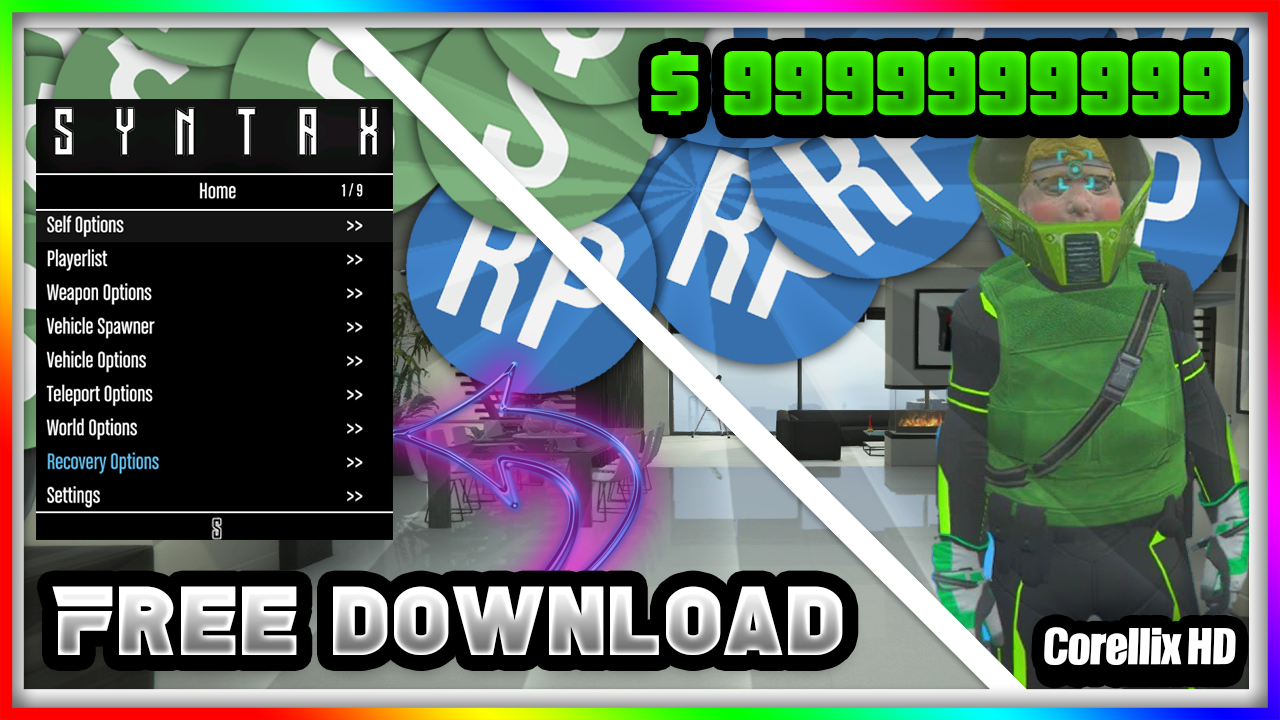 MIDGXT Free GTA Mod Menu by Corellix HD - Free download on ToneDen