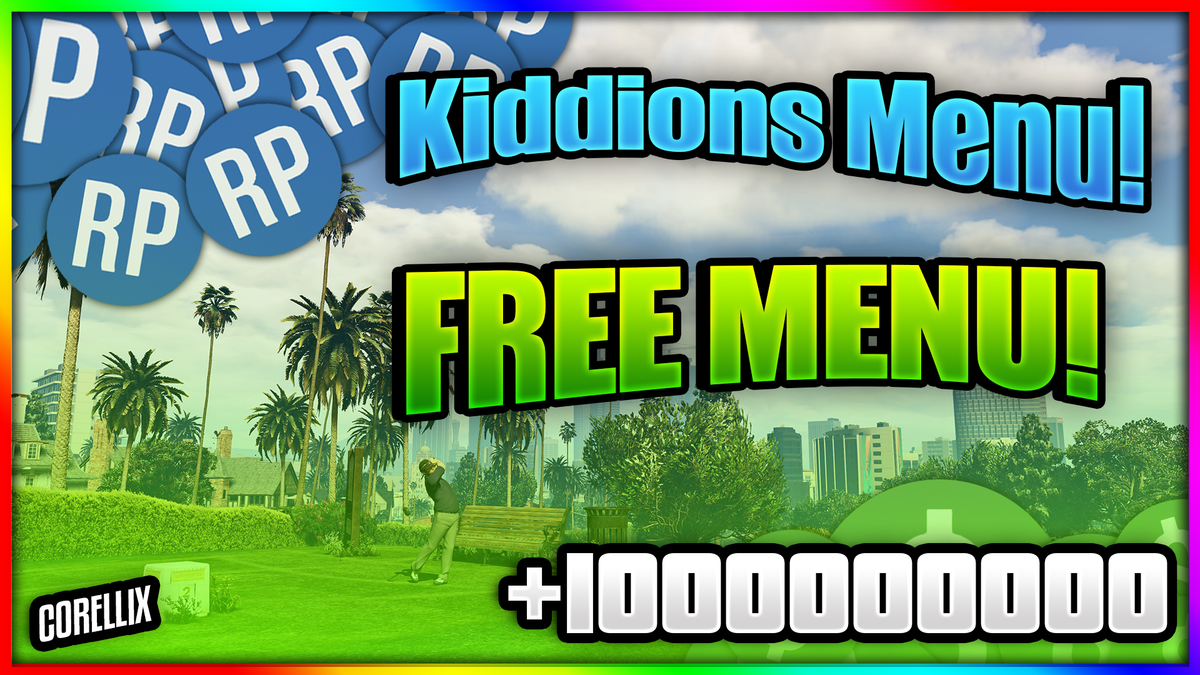 Gta 5 Online Pc 1 51 Kiddions 0 8 8 Mod Menu Recovery Options Free Download Tutorial By Corellix Hd Free Download On Toneden