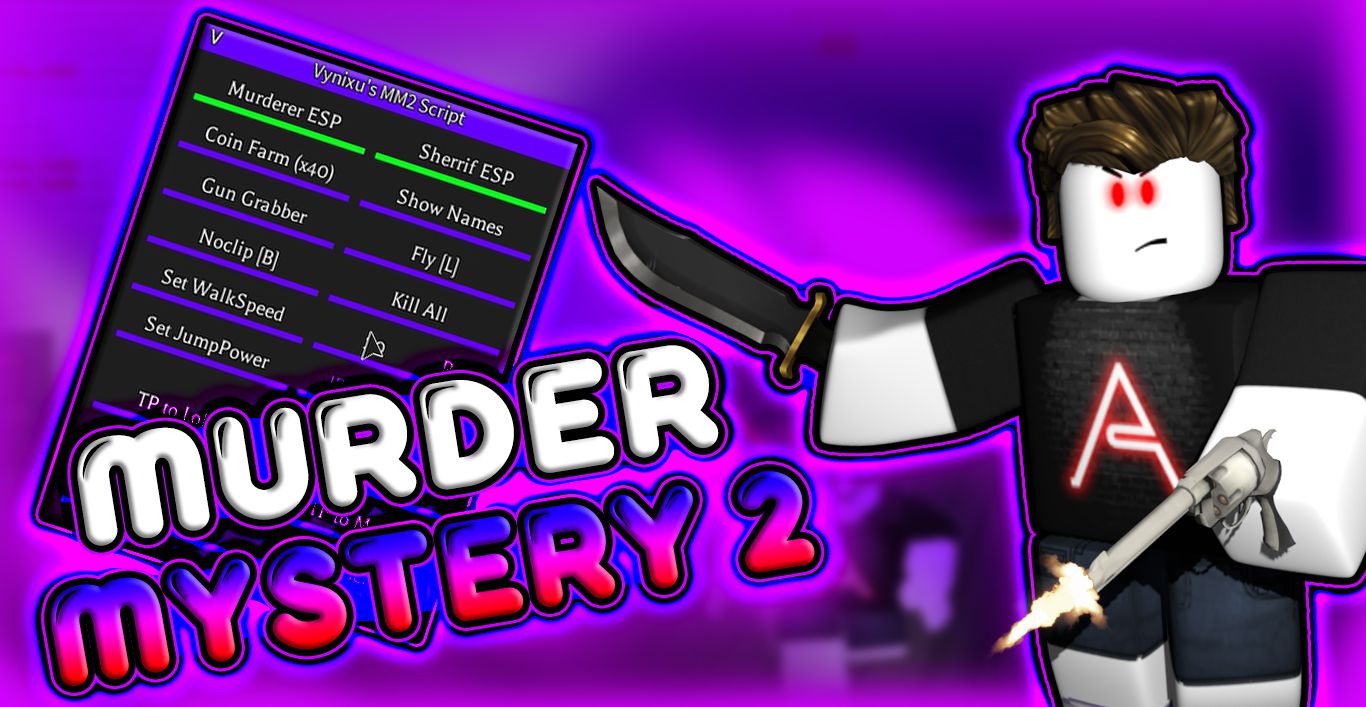 Roblox Script - Murder Mystery 2, Vynixu's GUI