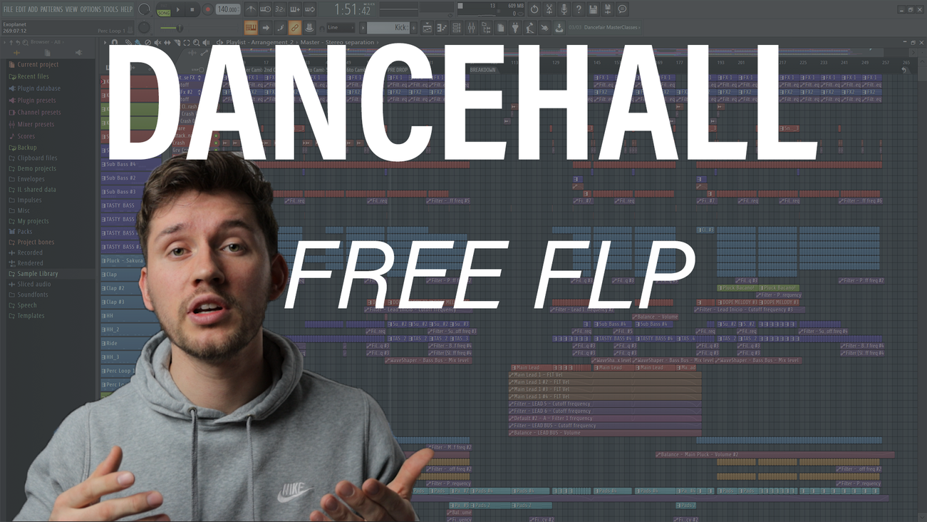 How To Produce A Dancehall Beat | FL Studio Tutorial by Seventh' Beats -  Free download on ToneDen