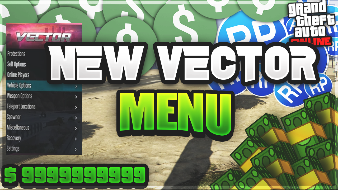 GTA V Vector Mod Menu (1.0.4) by Krypticon - Free download on ToneDen