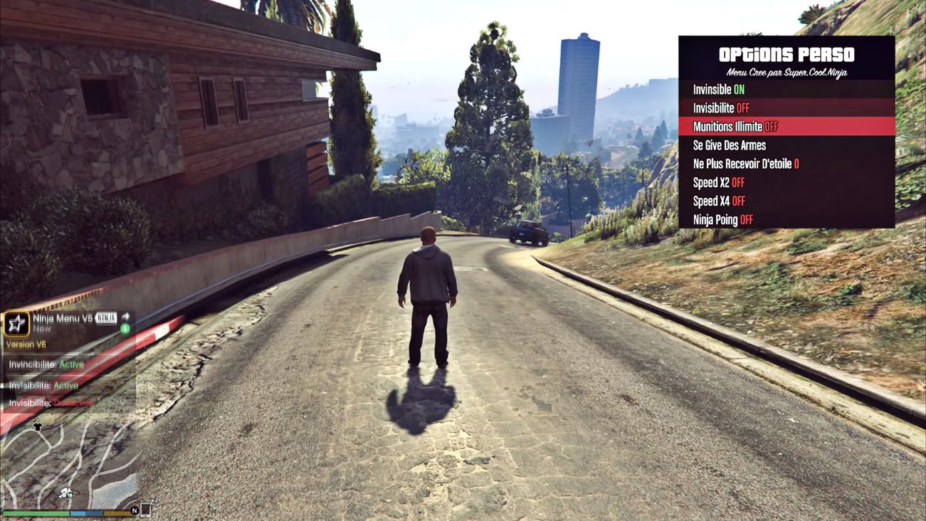 Gta 5 Undetectable Mod Menu Ninja Menu V5 By Denchmodz Free Download On Toneden