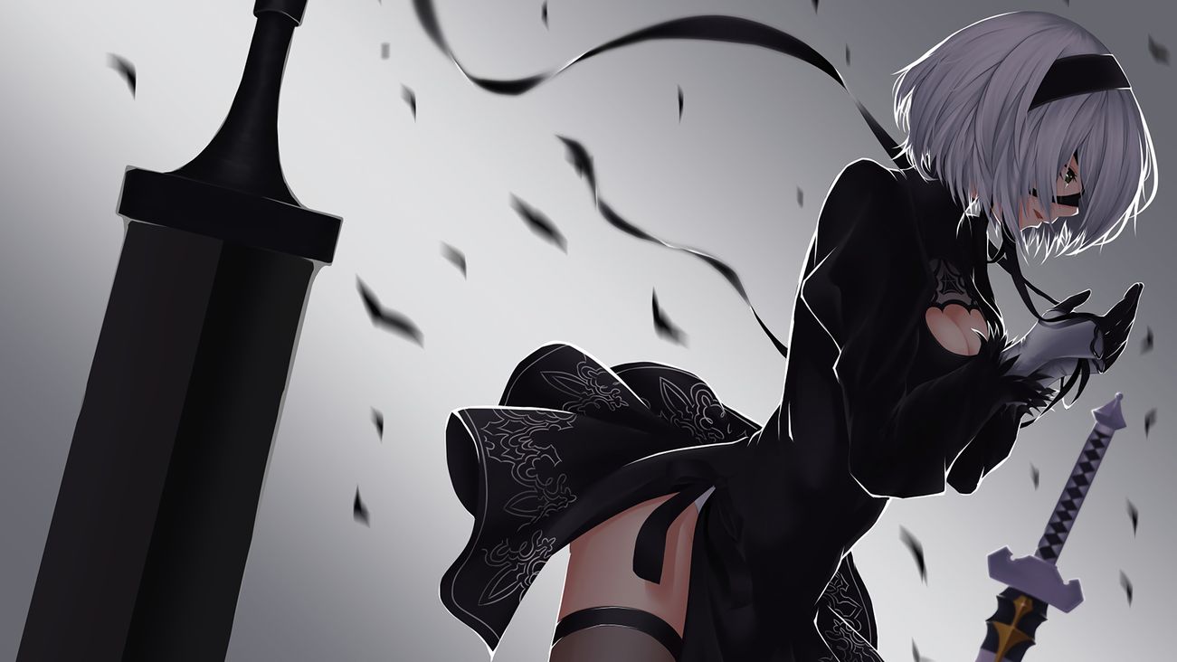 2b Wallpaper By ღ Morbid Nightcore ღ Free Download On Toneden