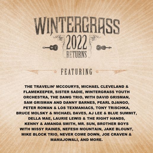 Wintergrass Festival Livestream Series Pass Giveaway! - Enter to win on ToneDen