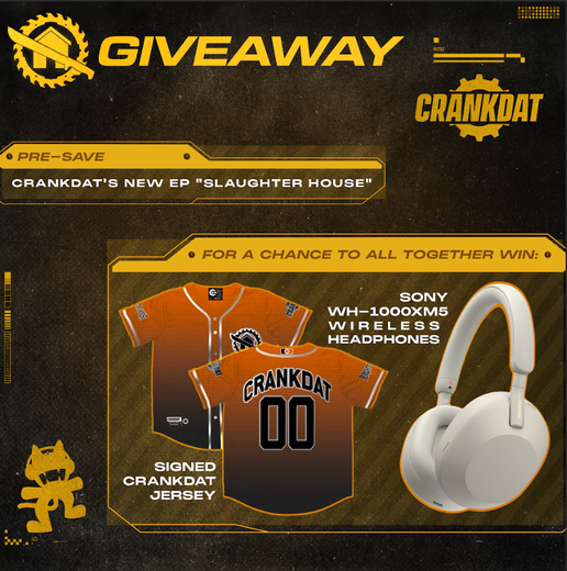 Giveaway Presave Crankdat's "Slaughter House" EP for a chance to win