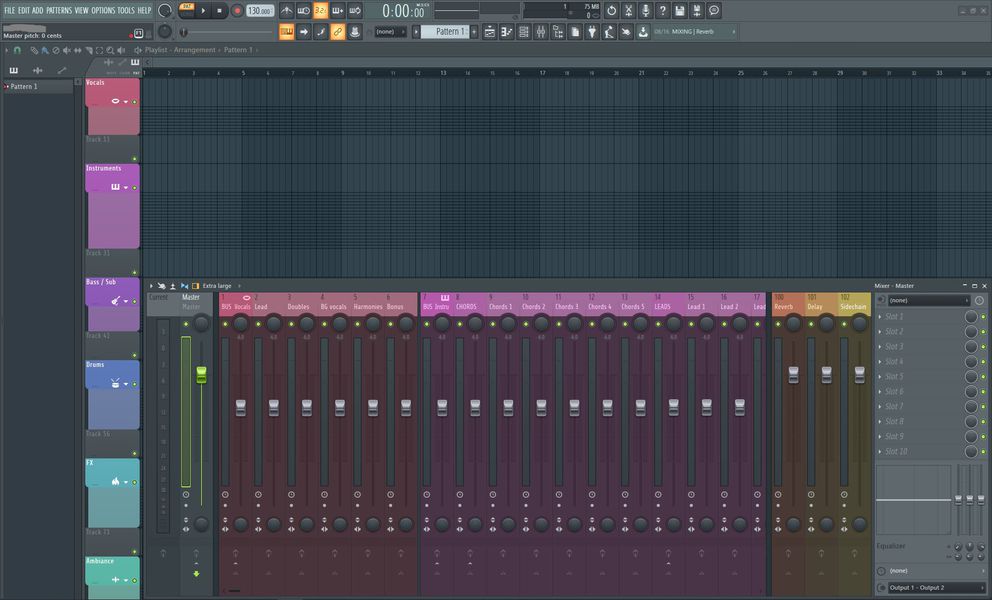 FL Studio TEMPLATE by PLV Music Free download on ToneDen
